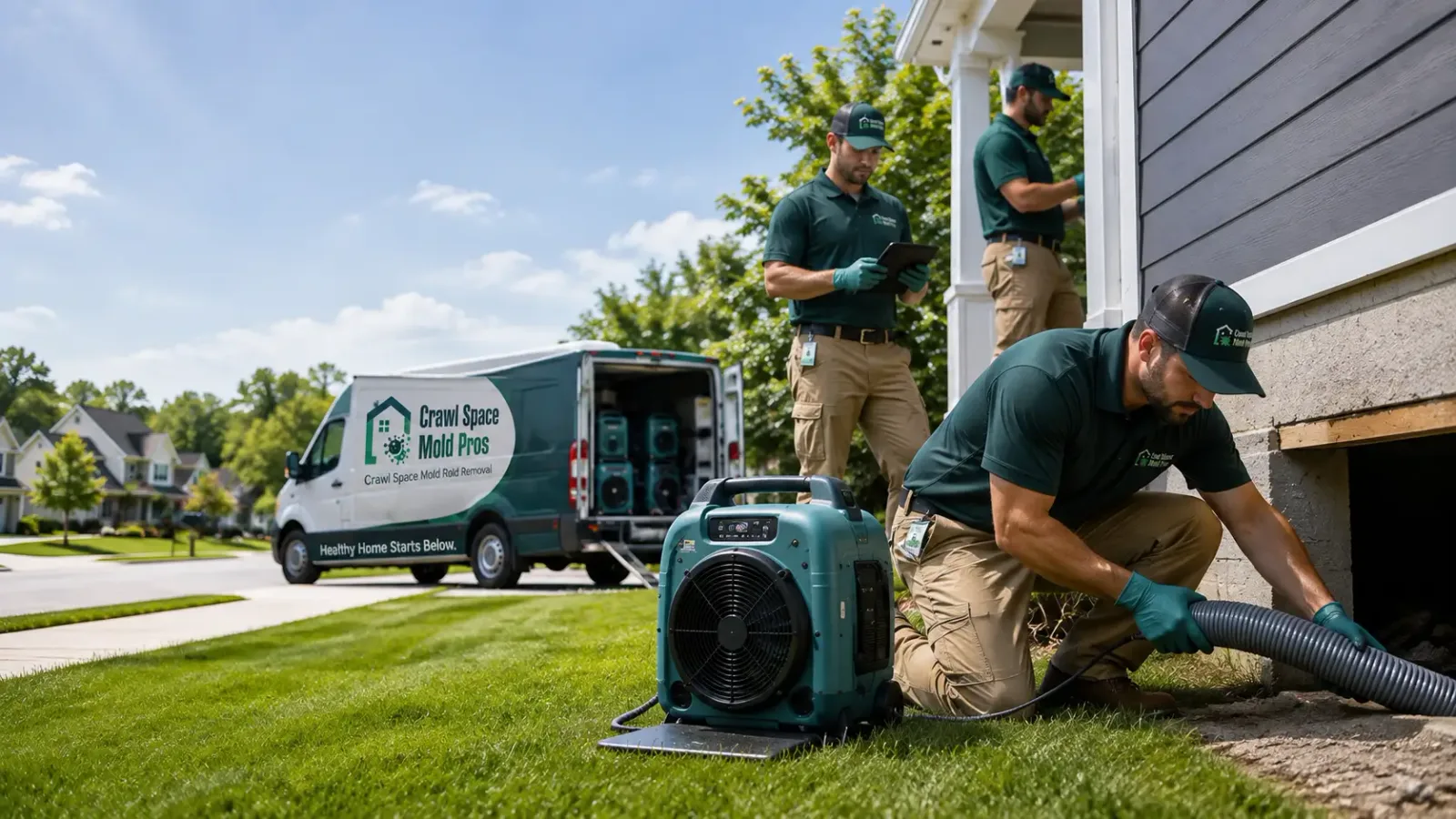 Crawl Space Mold Removal in Spreckels, CA